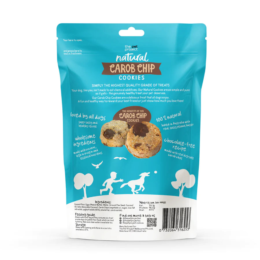 The Pet Project Natural Carob Chip Cookies - 10 Pack