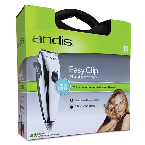Andis Clipper EasyClip Light Duty 12-Piece Kit – Chrome