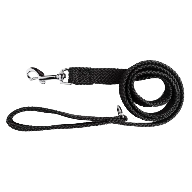 Beau Pets Double Nylon Lead – Black
