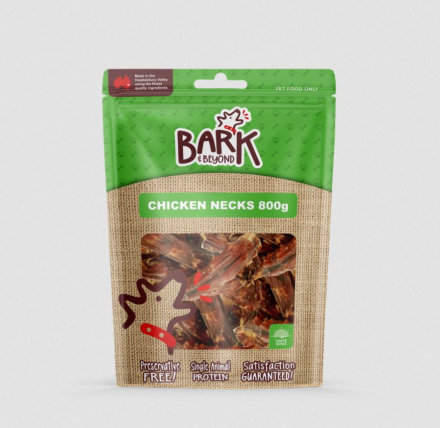 Bark & Beyond Chicken Necks - 800g