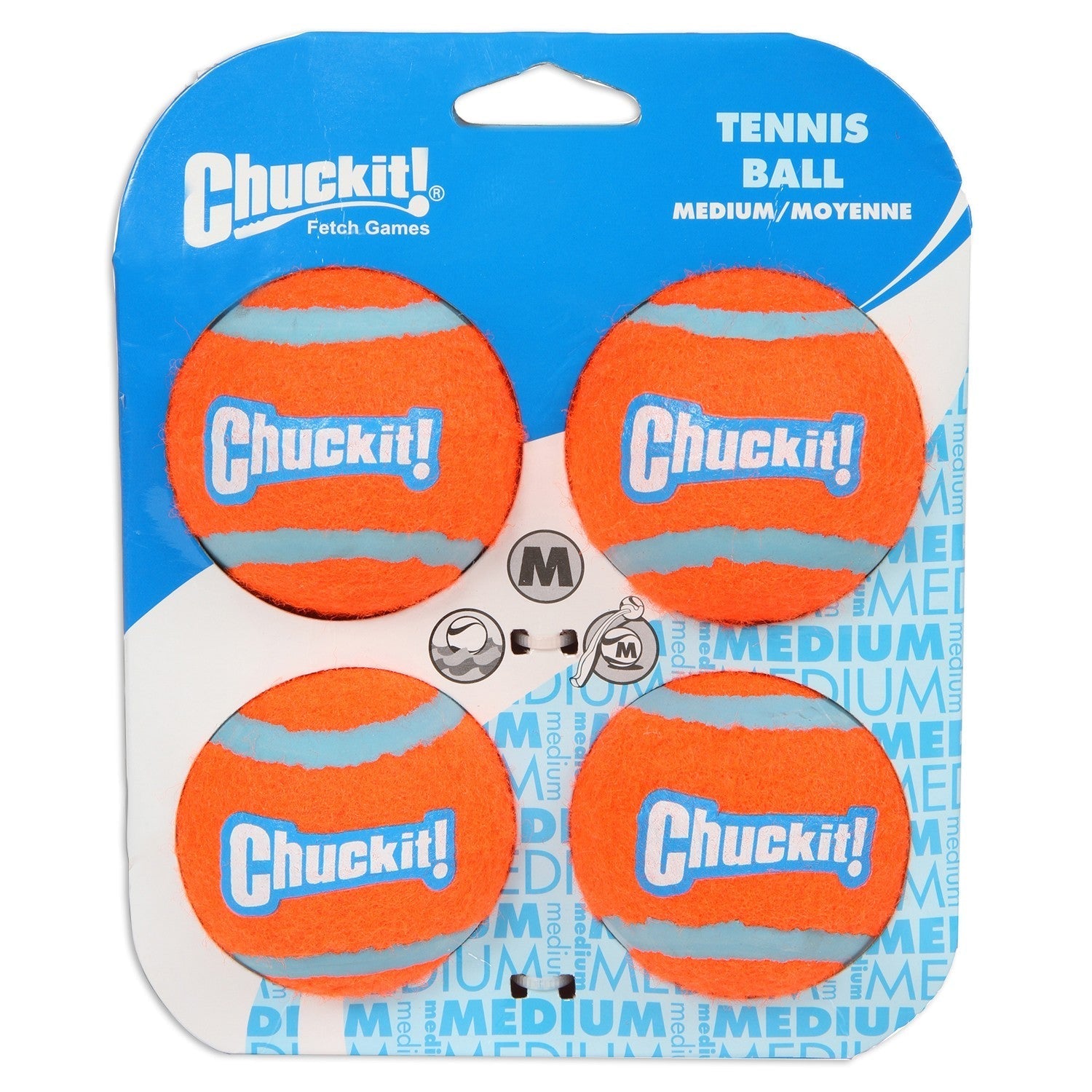 Chuck It Tennis Balls Pack of 2/4 – Medium