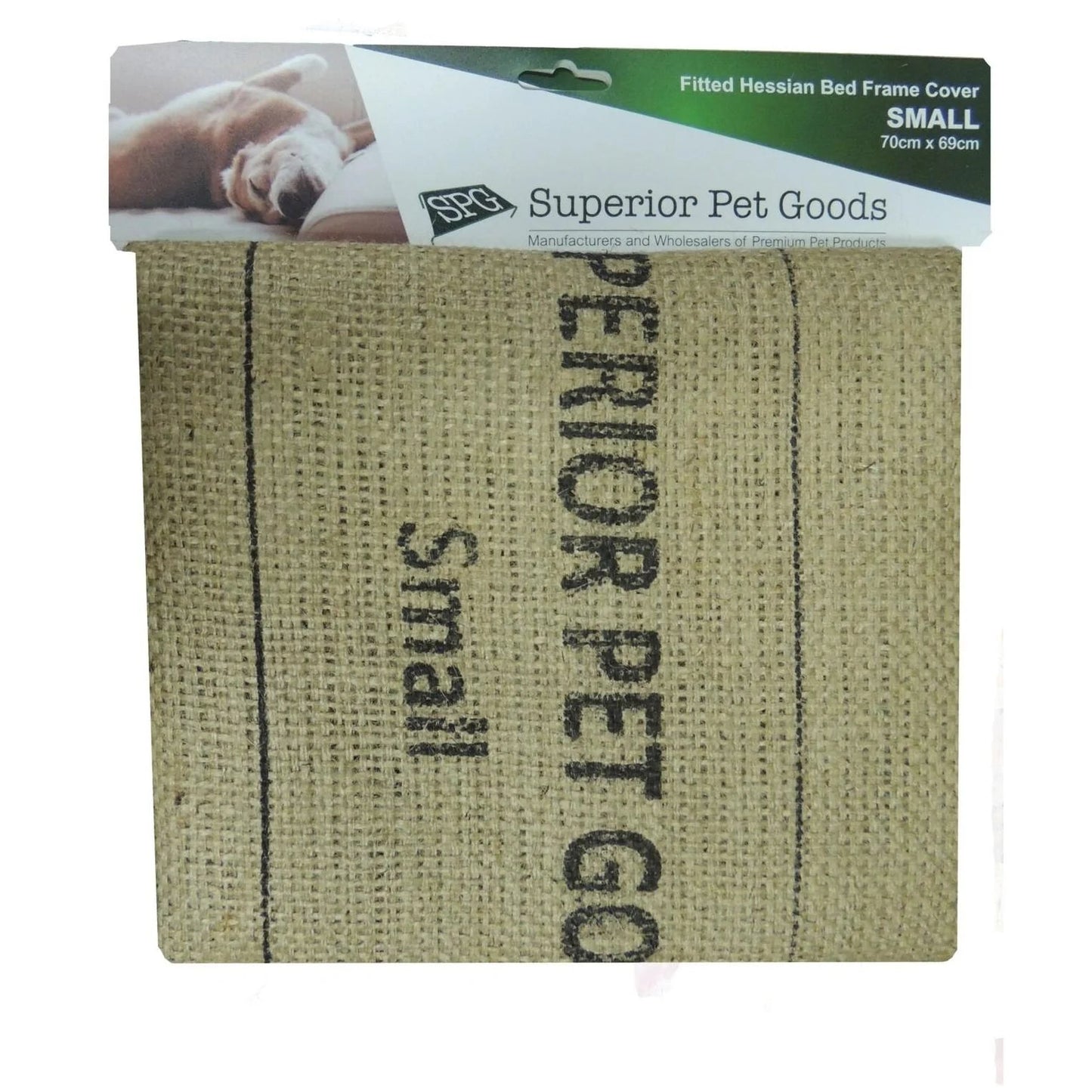 Cover For Superior Pet Hammock Bed – Fitted Hessian
