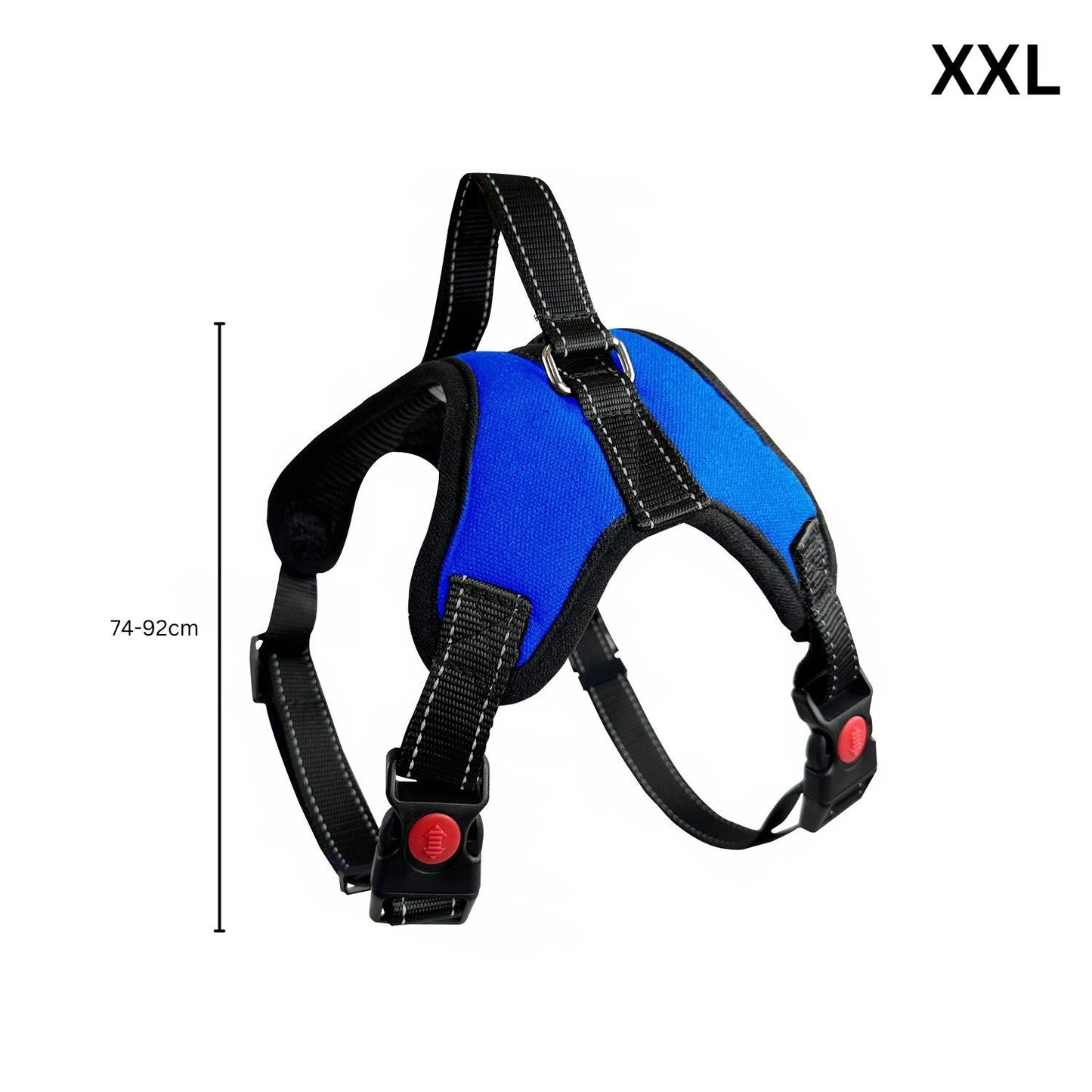 FLOOFI Dog Harness - Blue - XXL