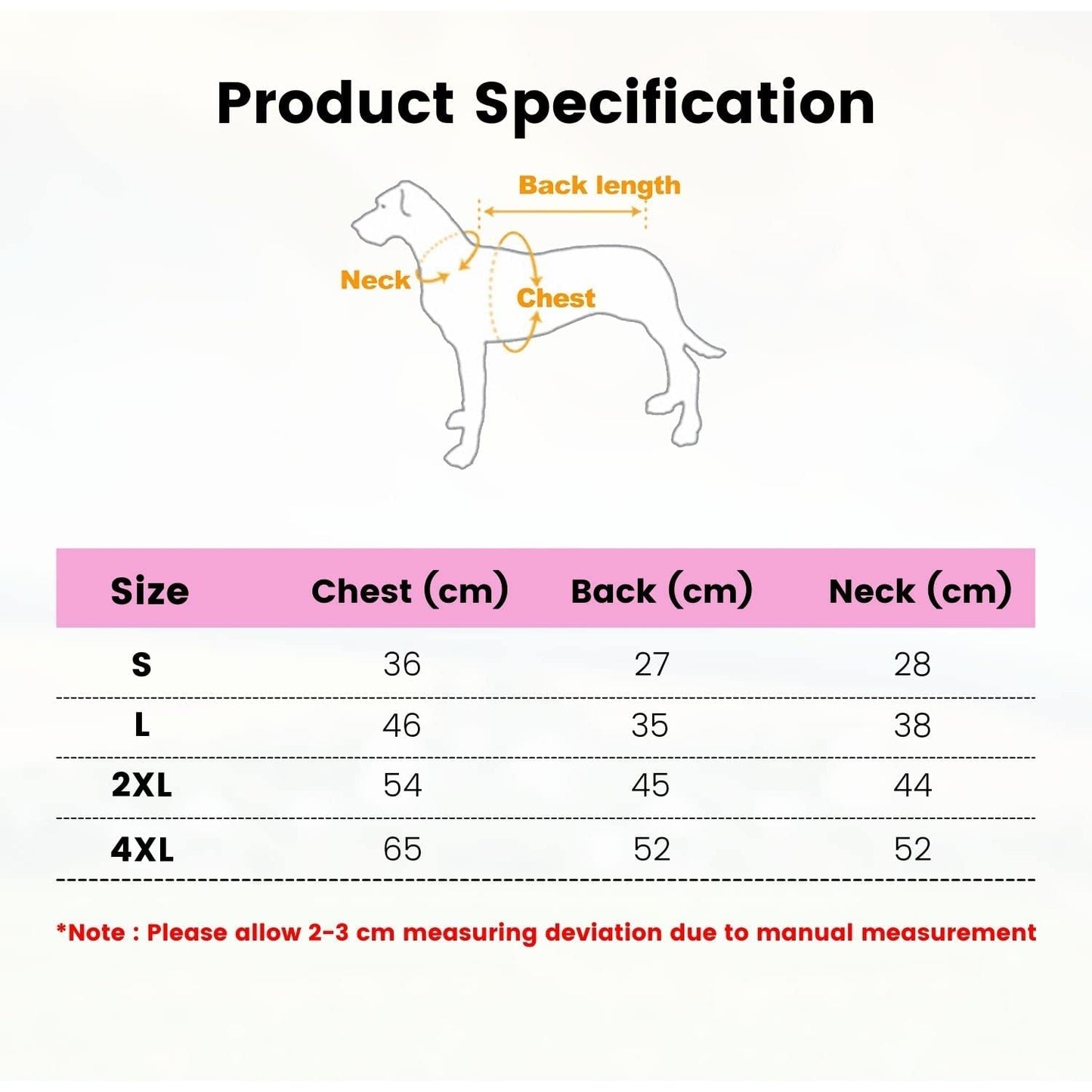 Floofi Dog Winter Vest Pink - S