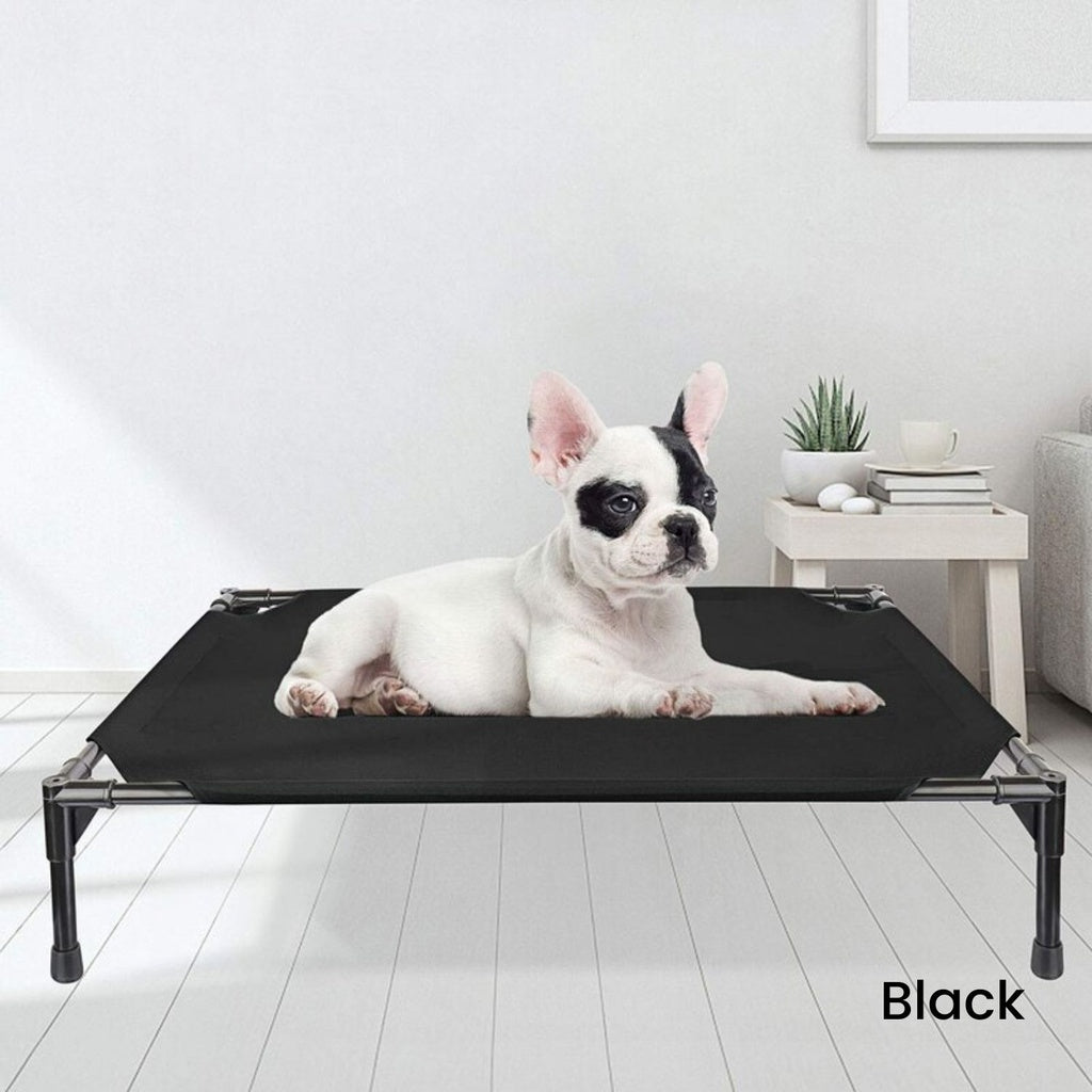 Floofi Elevated Pet Bed - Black - XL
