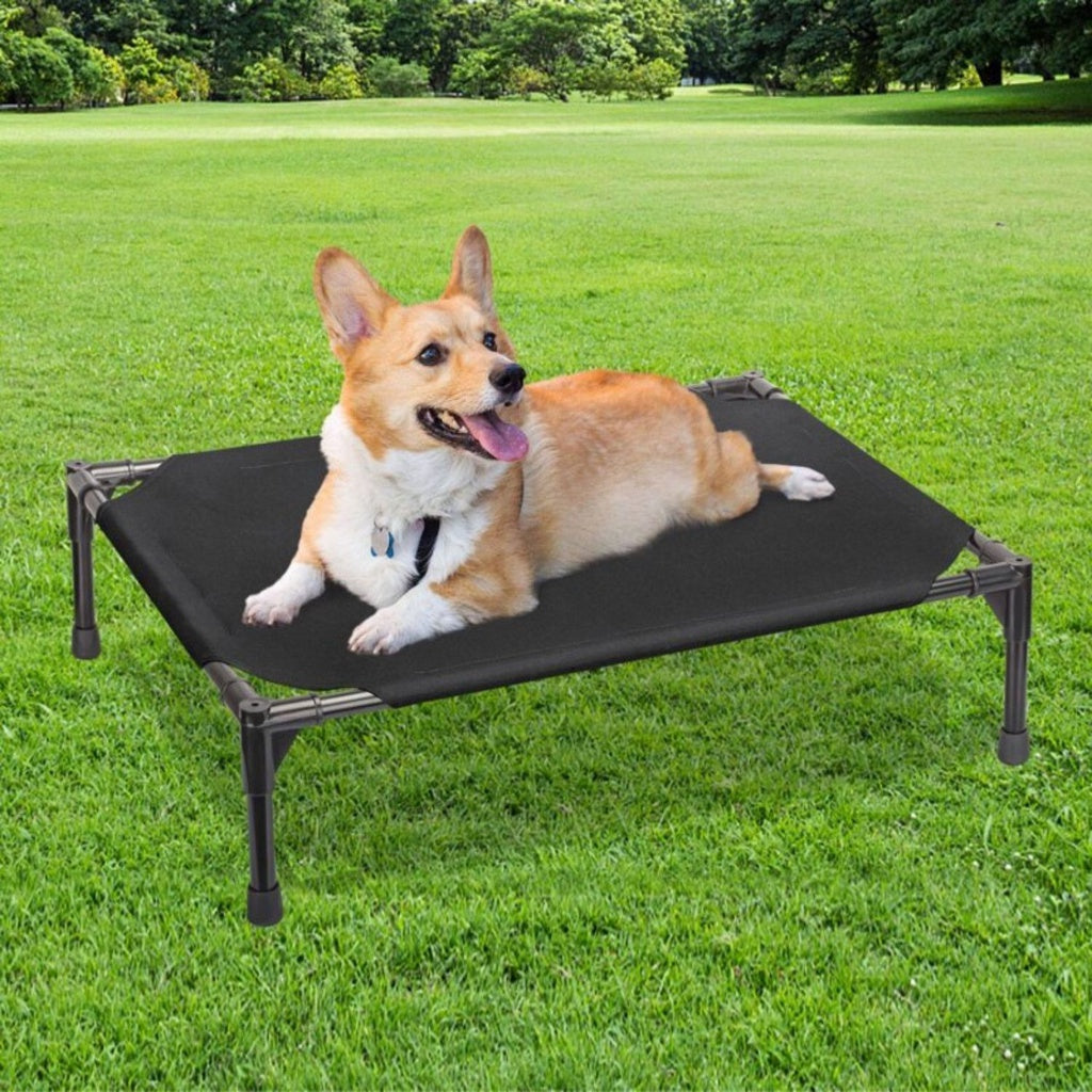 Floofi Elevated Pet Bed - Black - XL