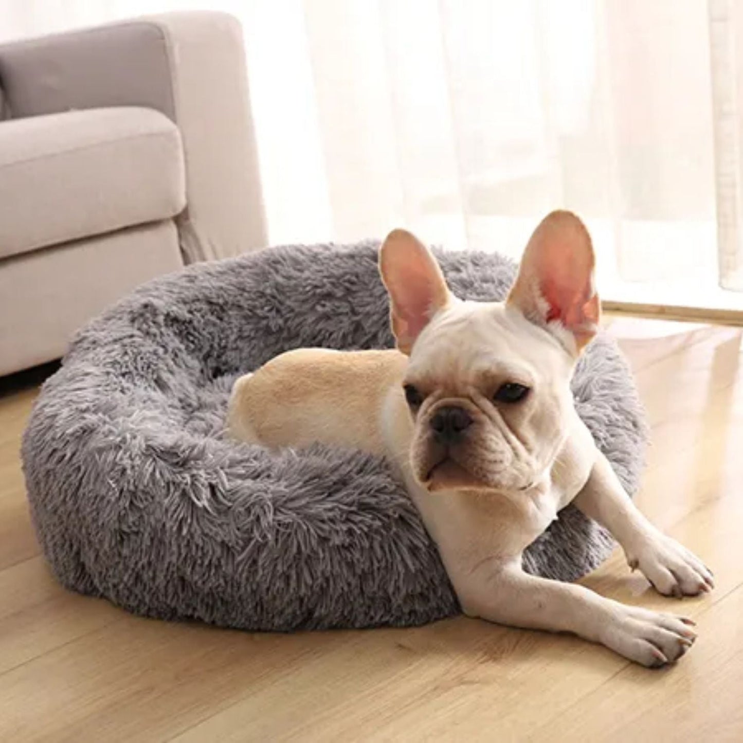 Floofi Pet Bed 80cm (Light Grey)