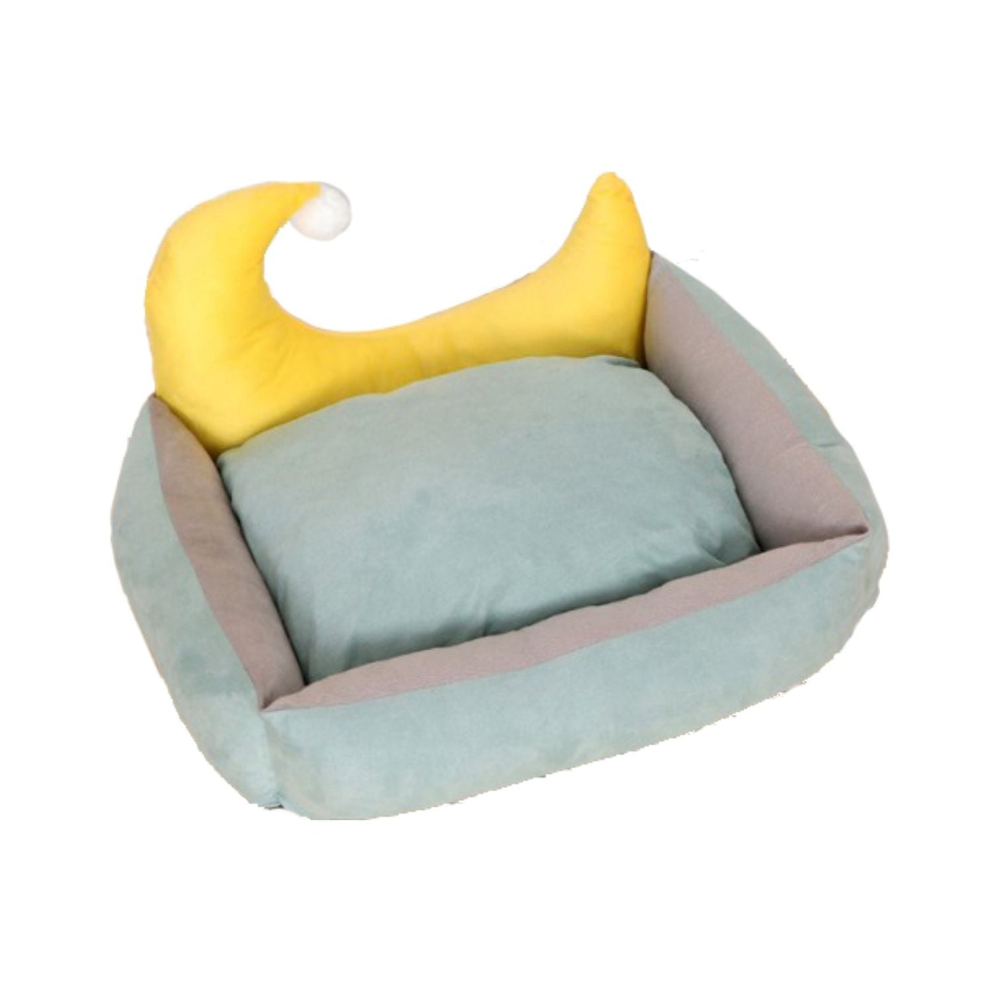 Floofi Pet Bed Moon Design Green - M