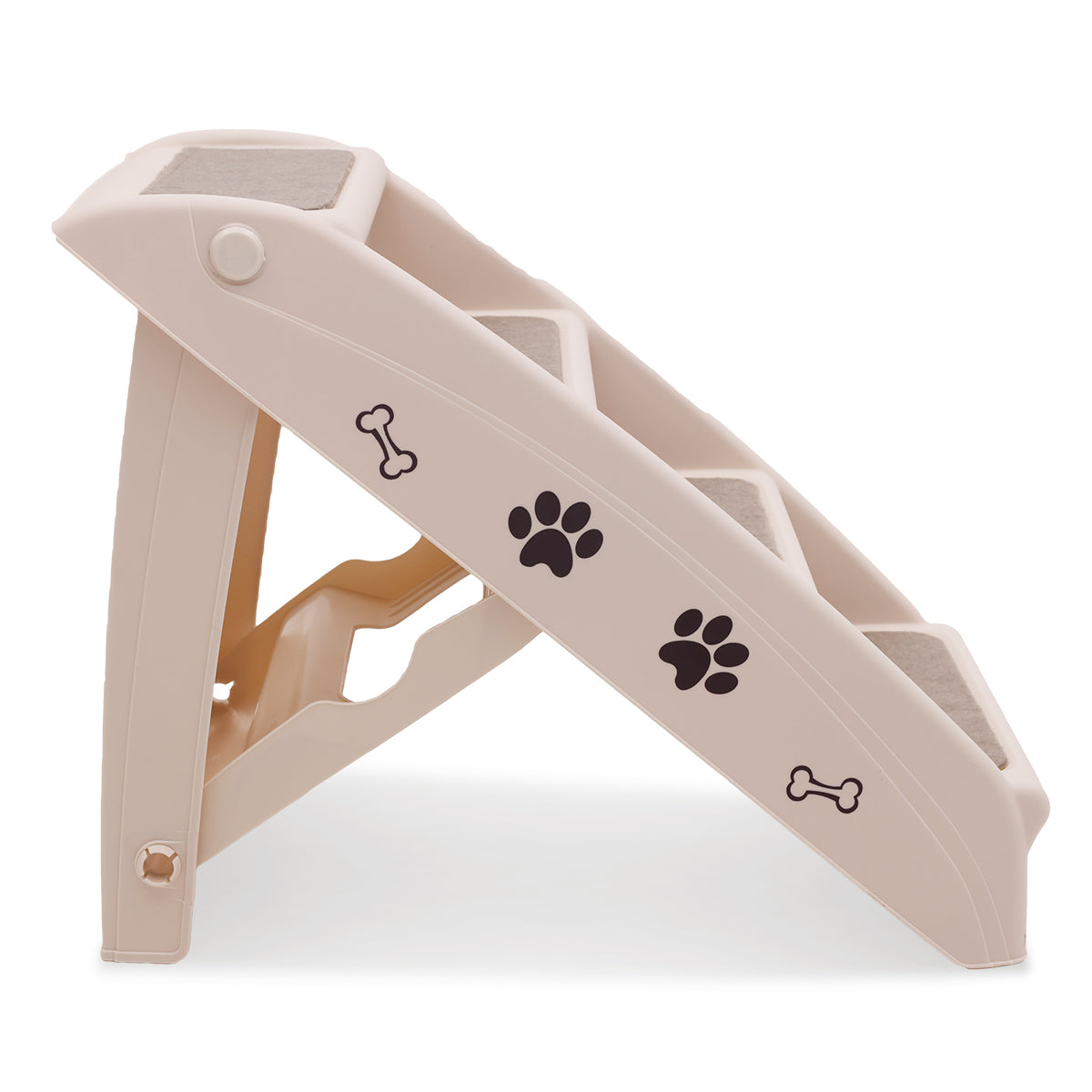 Furtastic 50cm Foldable Step Ladder Stairs - White
