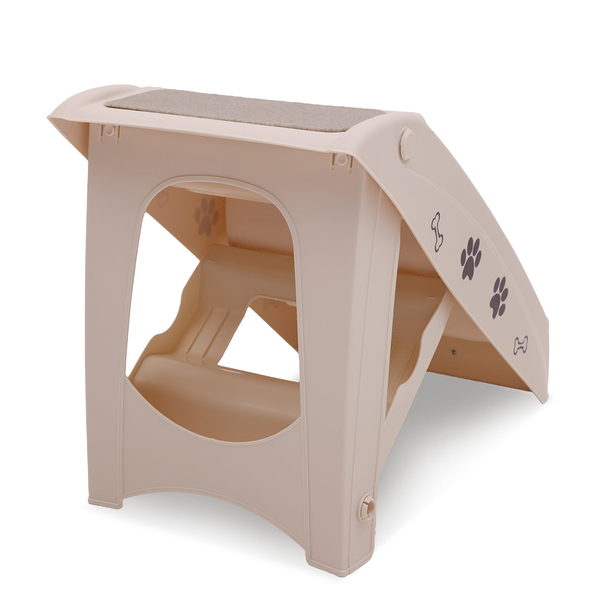Furtastic 50cm Foldable Step Ladder Stairs - White