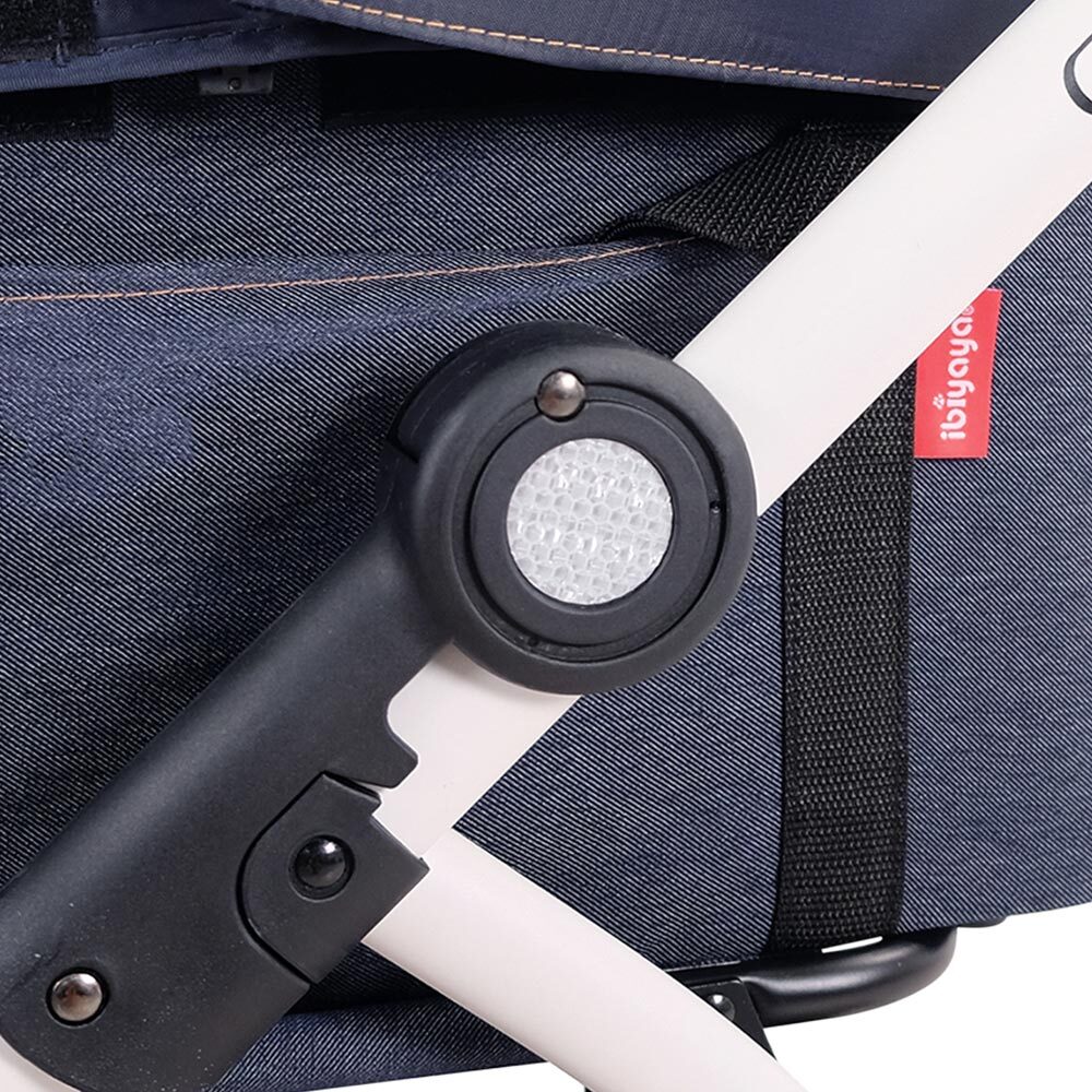 Ibiyaya CLEO Multifunction Pet Stroller & Car Seat Travel System (Up to 20Kg) - Blue Jeans