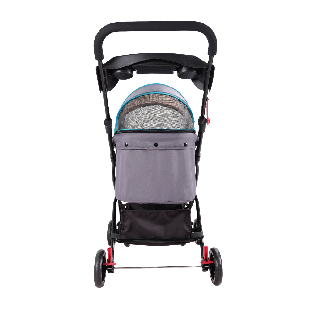 Ibiyaya Easy Strolling Pet Buggy (Up to 20kg) - Simple Grey