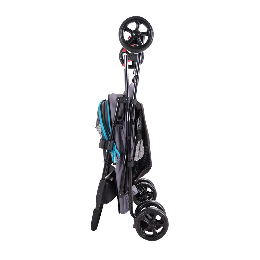 Ibiyaya Easy Strolling Pet Buggy (Up to 20kg) - Simple Grey