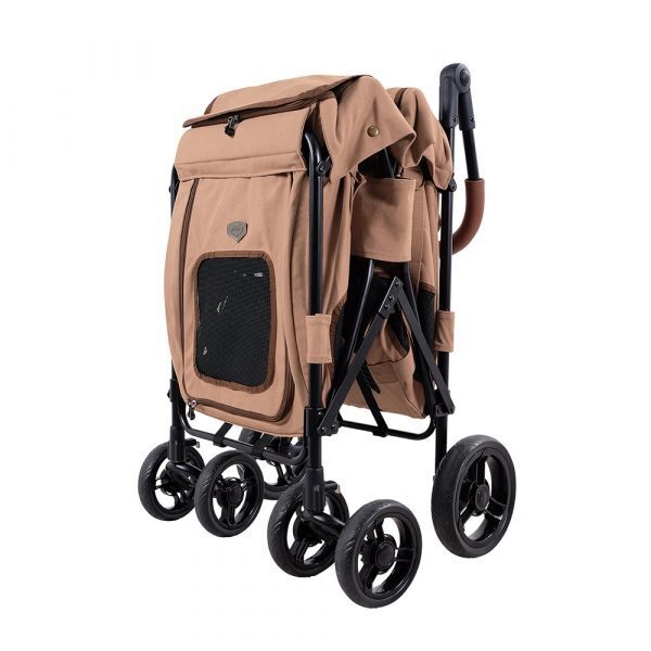 Ibiyaya Gentle Giant Dual Entry Pet Wagon (Up to 25kg) - Peach