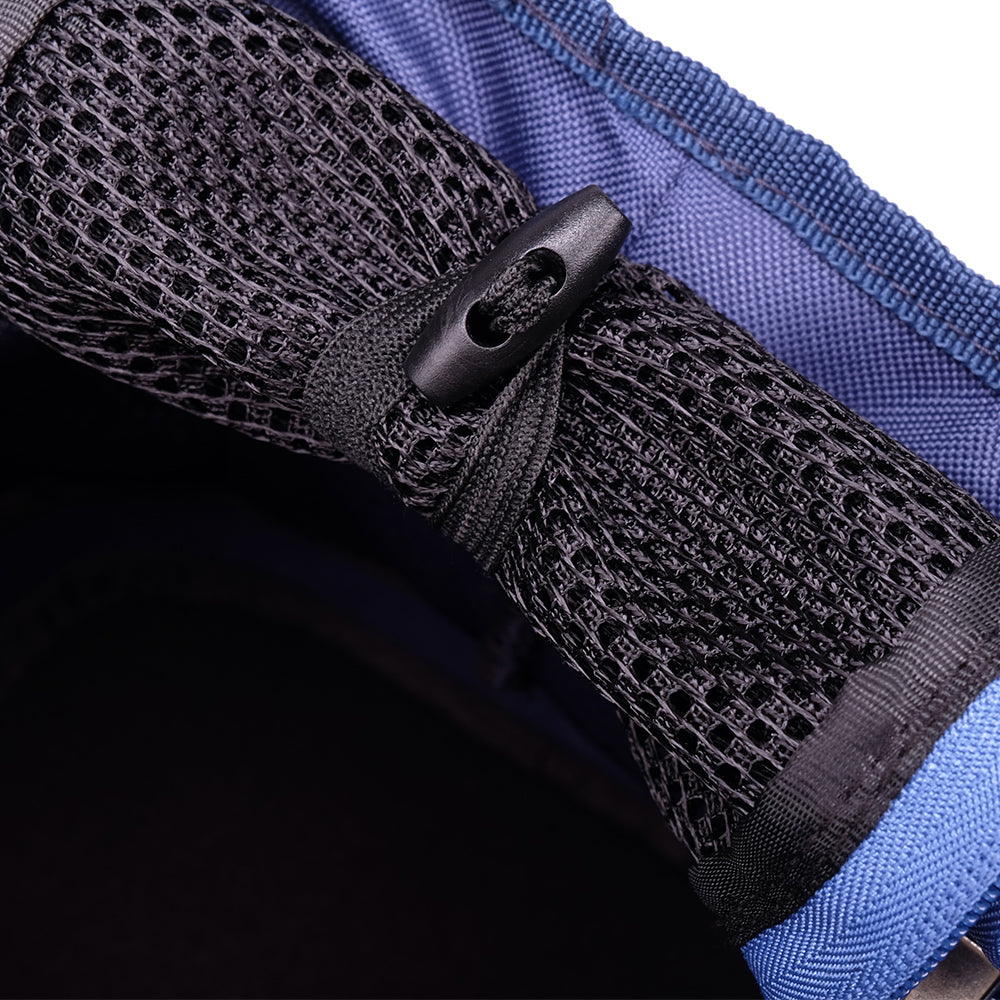 Ibiyaya Light Pet Carrier with Hardshell Base for Dachshunds & Long Pets (Up to 9Kg) - Navy