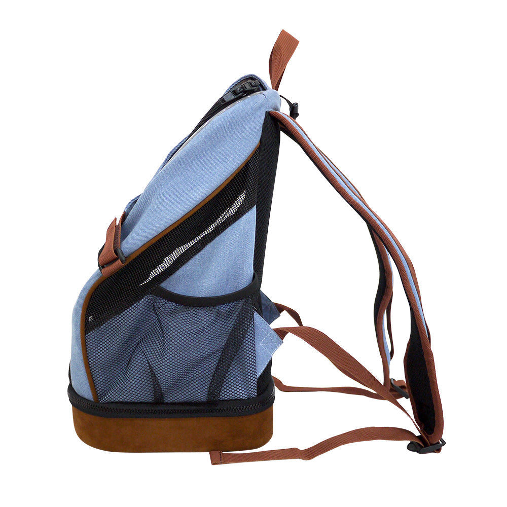 Ibiyaya New Denim Fun Lightweight Pet Backpack (Up to 6Kg)