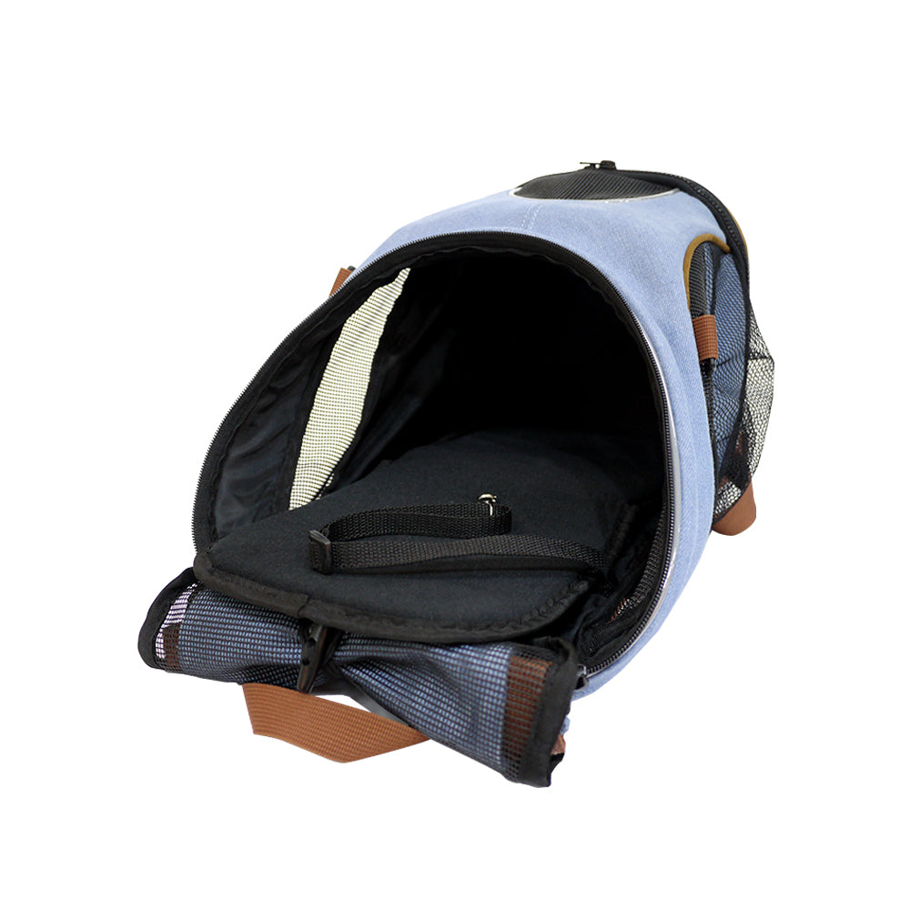 Ibiyaya New Denim Fun Lightweight Pet Backpack (Up to 6Kg)