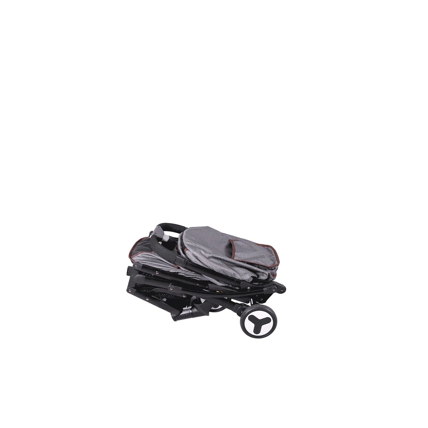 Ibiyaya Speedy Fold Pet Buggy Easy to Store Pet Stroller (Up to 20Kg) - Grey Denim