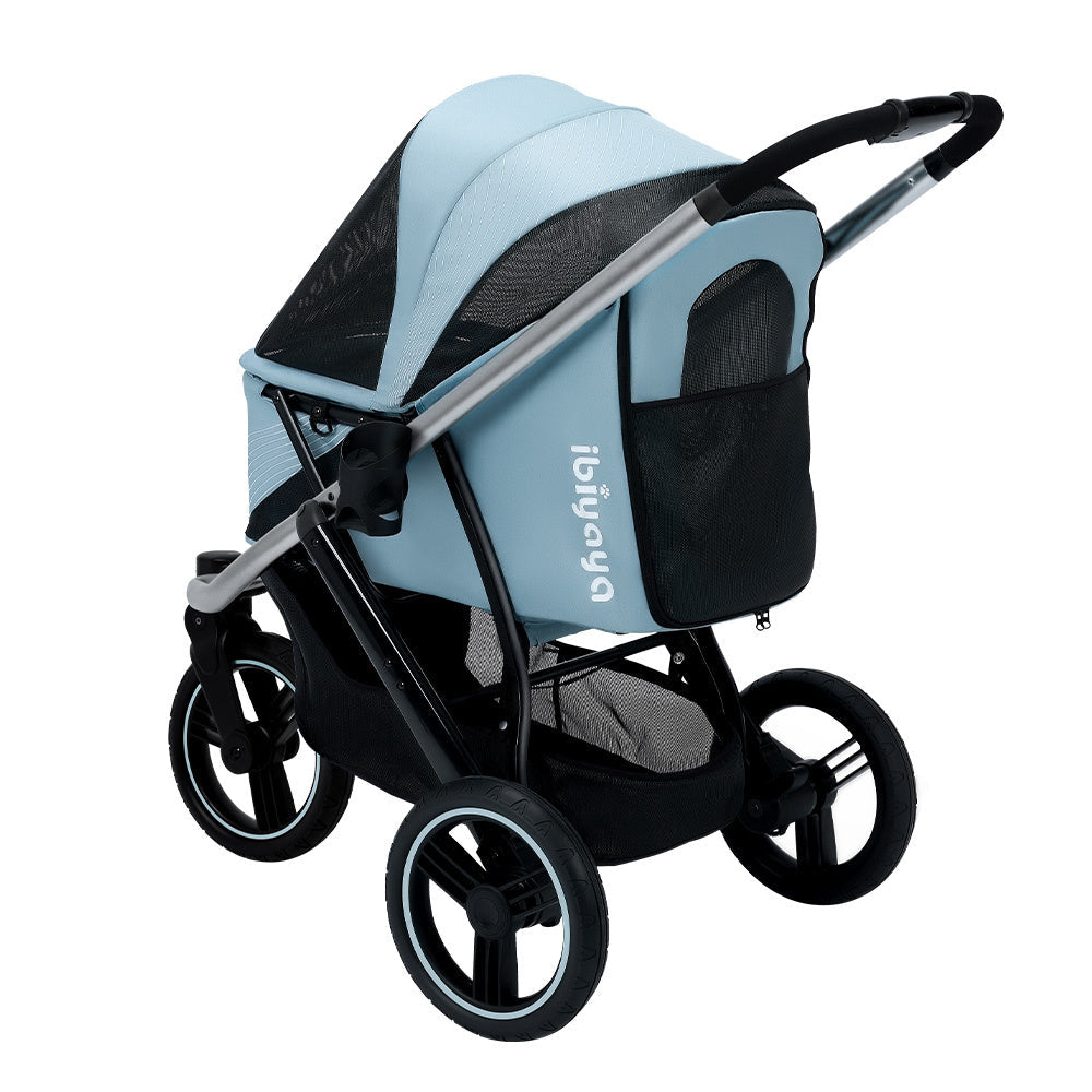 Ibiyaya The Beast Pet Jogging Stroller (Up to 25Kg) - Flash Grey