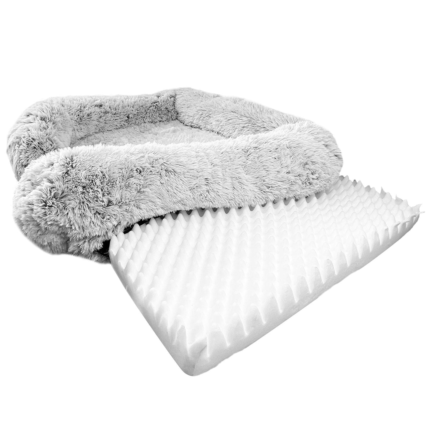 Memory Foam Warm Soft Plush Calming Bed XL