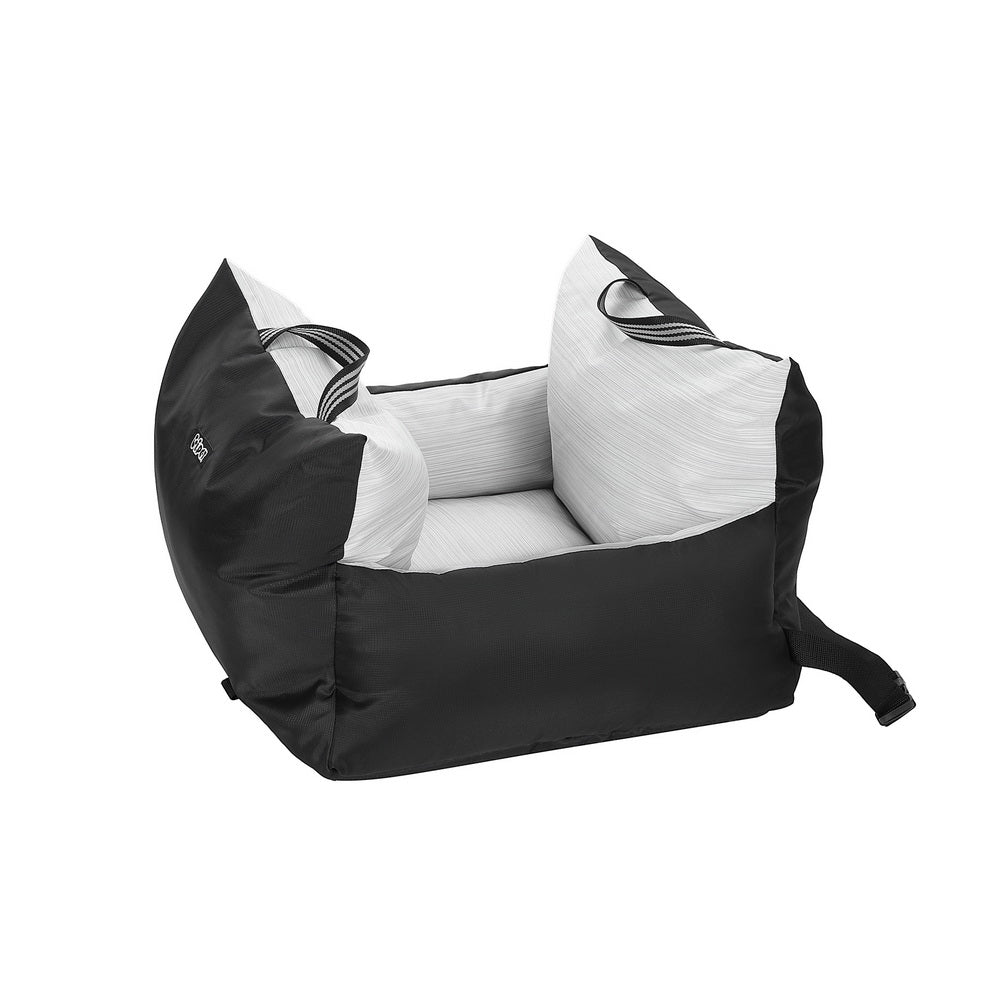 i.Pet Dog Waterproof Car Seat Booster Black & Grey