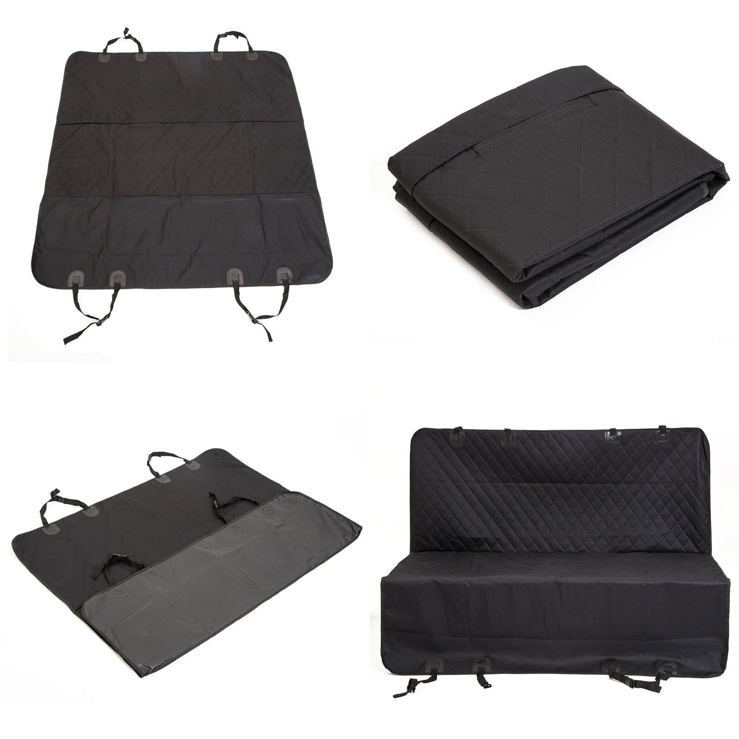 Paw Mate Back Seat or Boot Waterproof Cover Black XXL