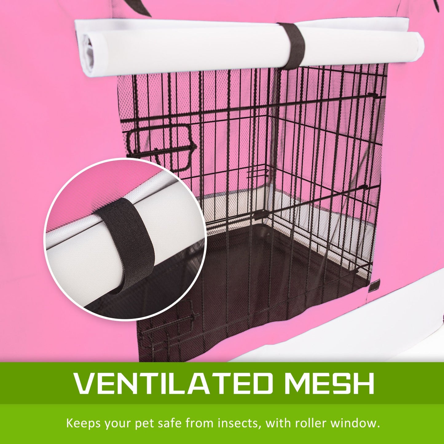 Paw Mate Cage Cover Pink 24in