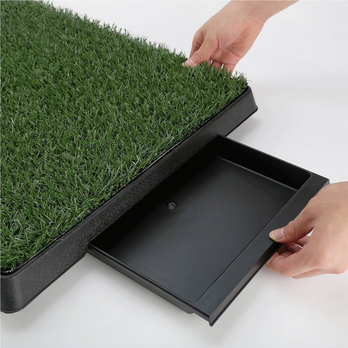 Paw Mate Pet Potty Tray Toilet 63cm x 50cm + 1 Grass Mat