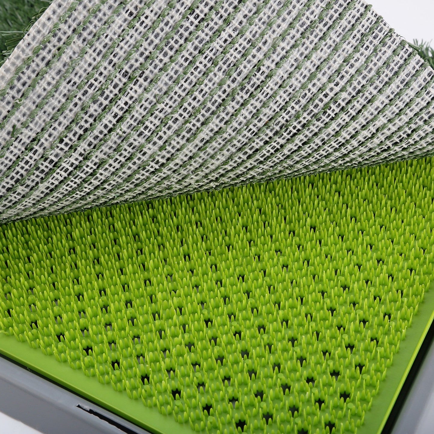 Paw Mate Pet Potty Tray Toilet 69cm x 43cm + 1 Grass Mat