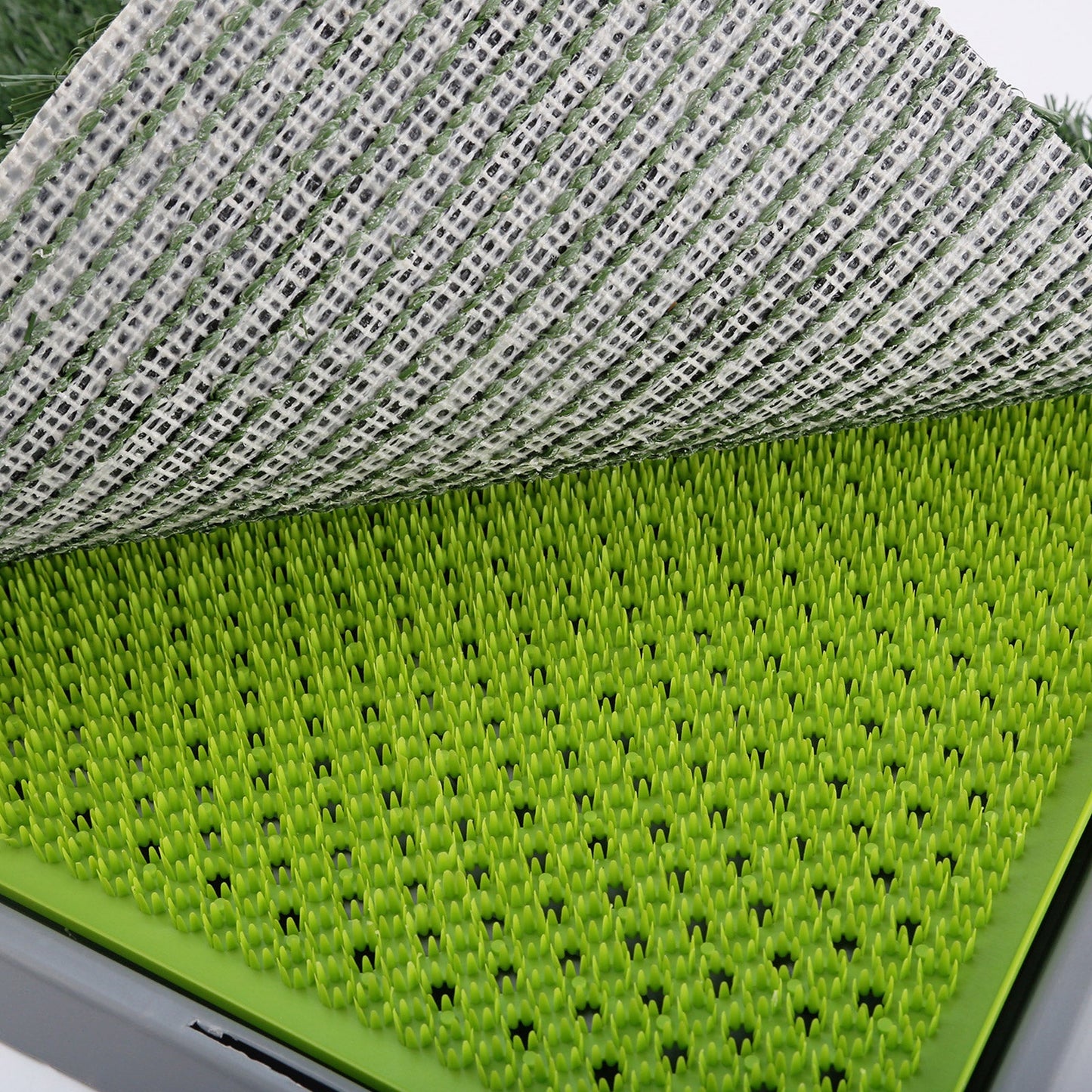Paw Mate Pet Potty Tray Toilet 69cm x 43cm + 1 Grass Mat