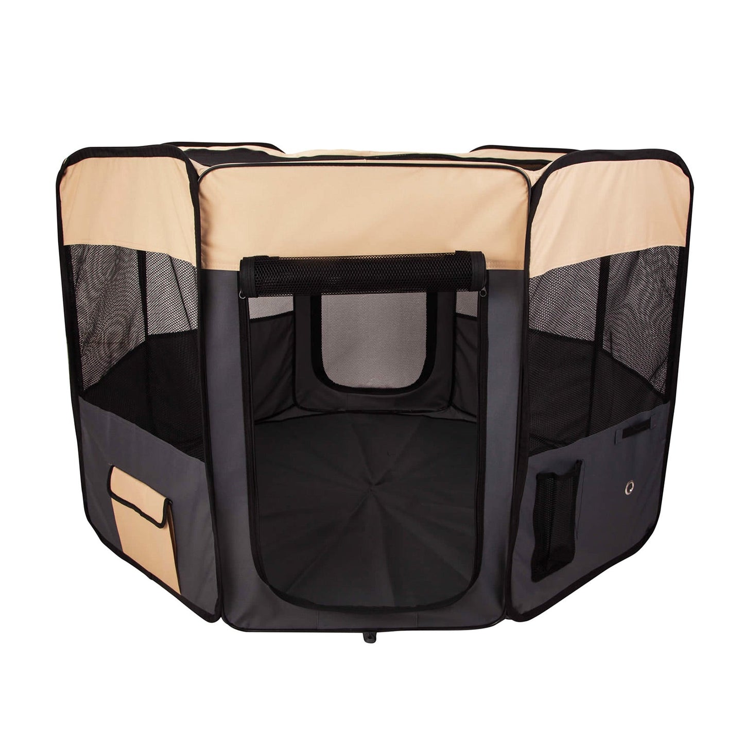 Paw Mate Portable Soft Pet Playpen Grey XL