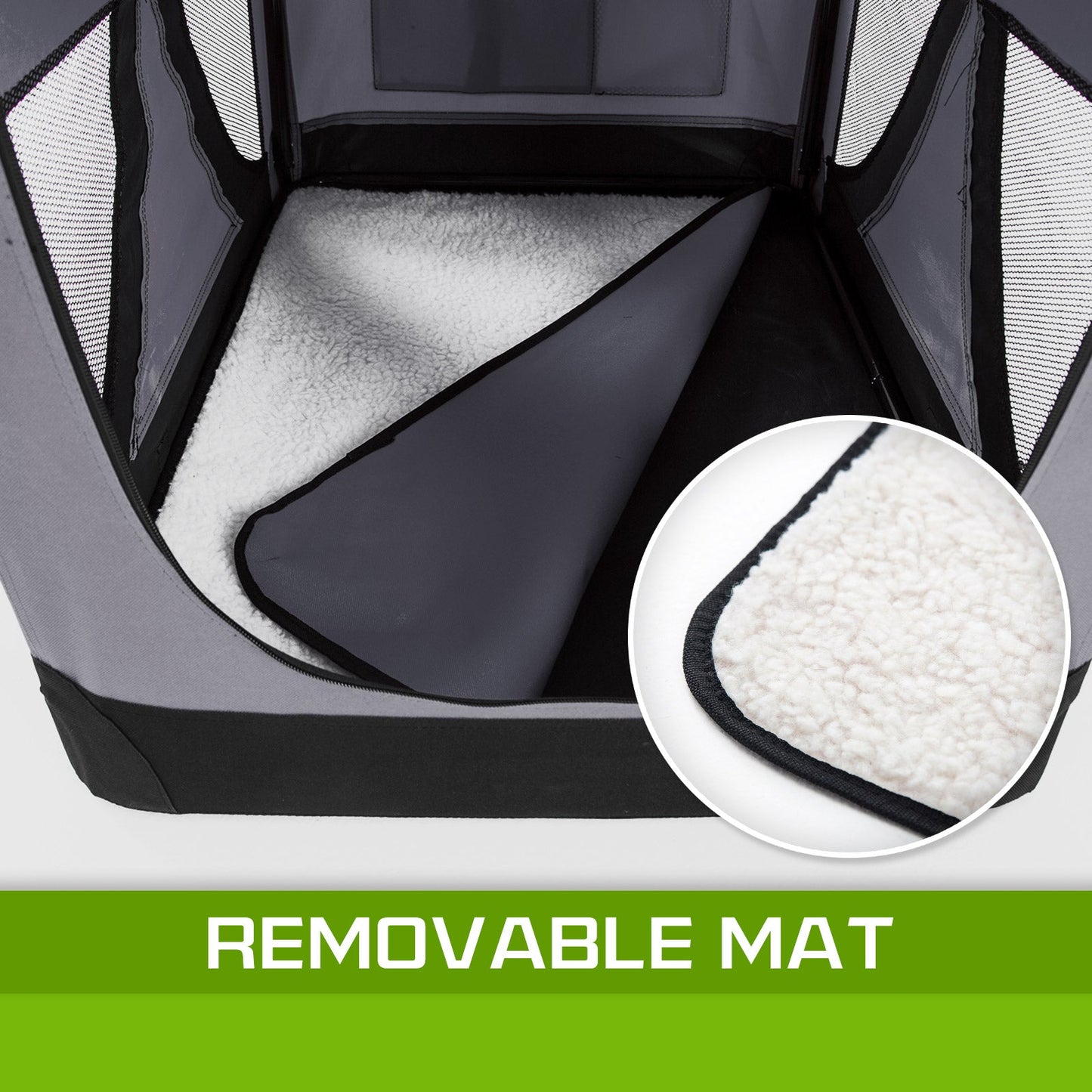 Paw Mate Soft Pet Carrier Grey L