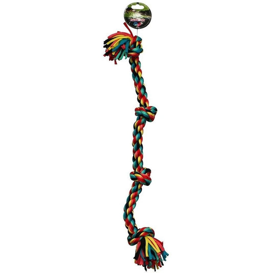 Paw Play Stretch Rope 4 Knot