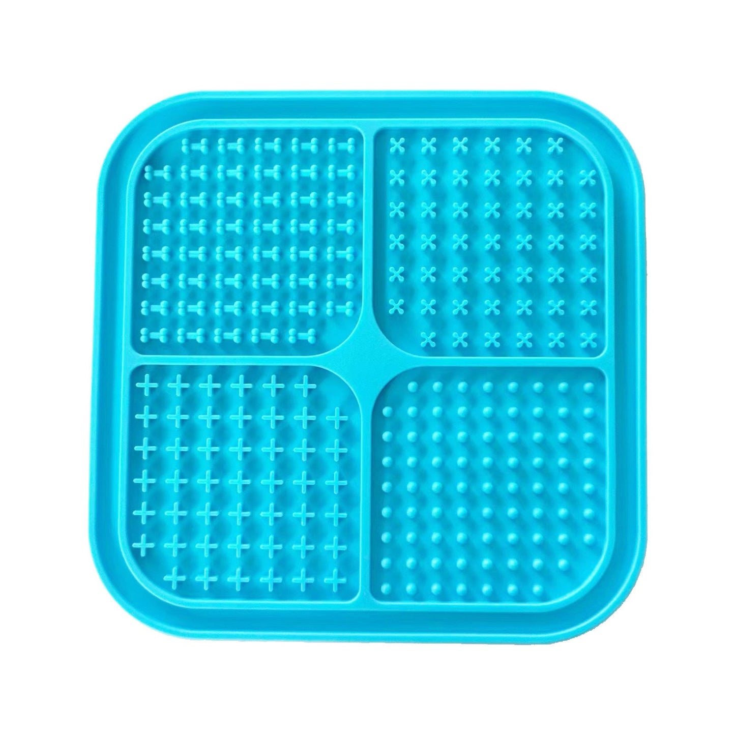 Pawfriends 4in1 Silicone Pet Lick Mat Blue