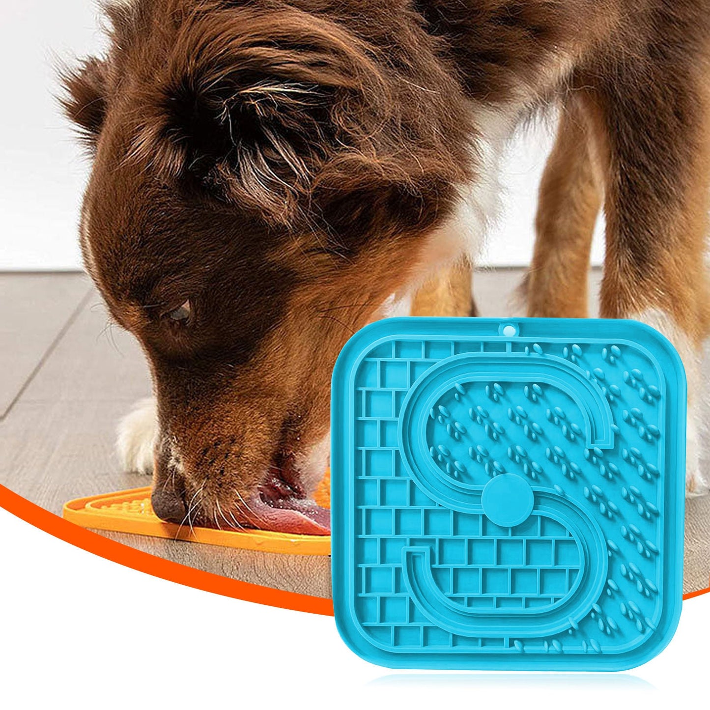 Pawfriends Asphyxia-resistant Silicone Lick Mat Blue