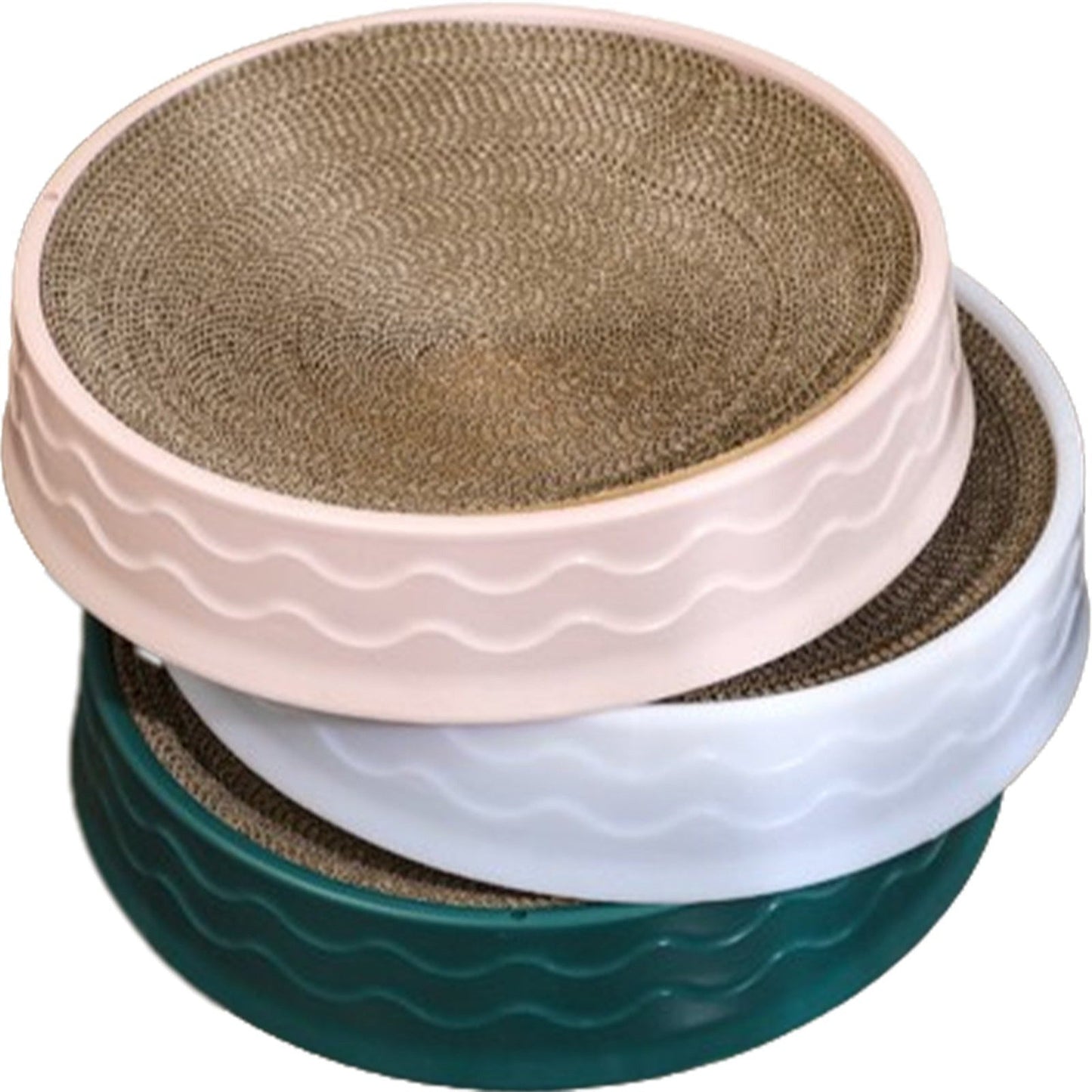 Pawfriends Cat Claw Plate Scratcher Toy Green