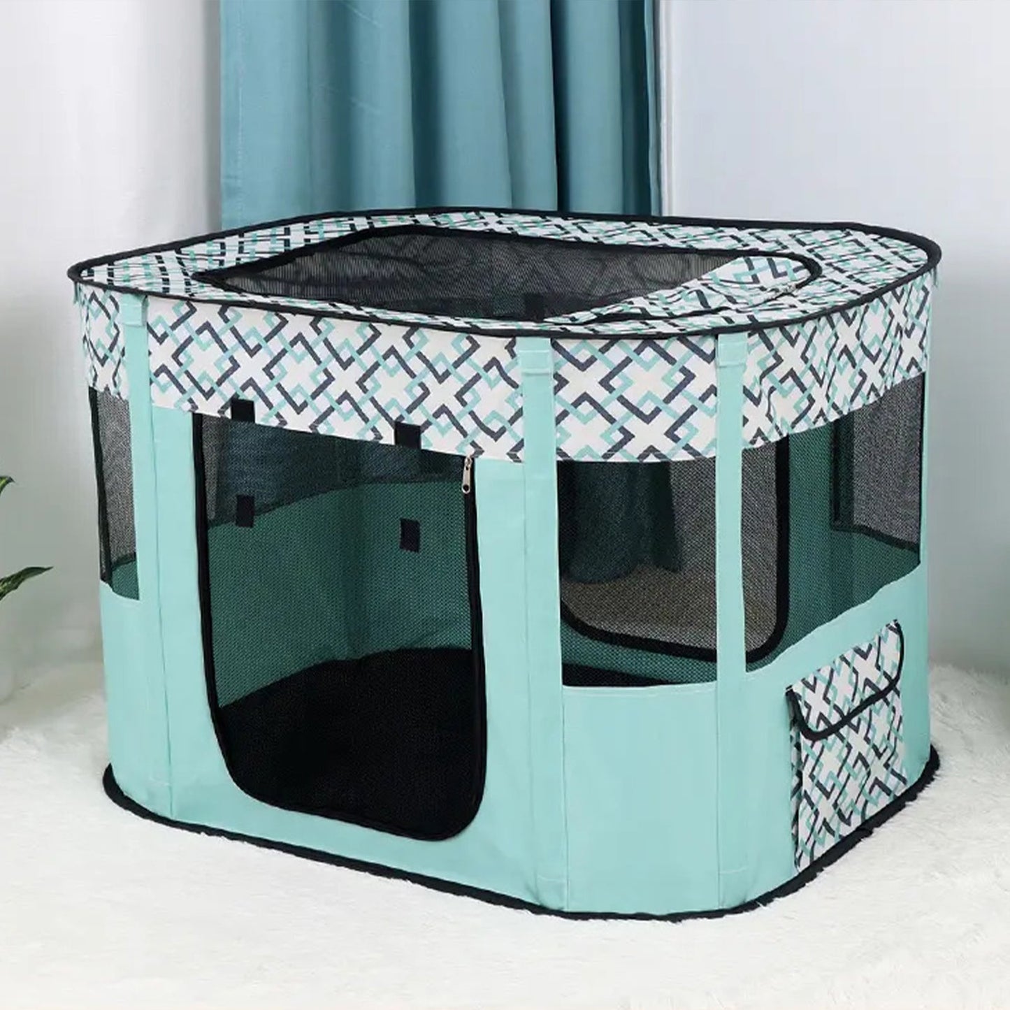 Pawfriends Delivery Room Fence Tent Green M
