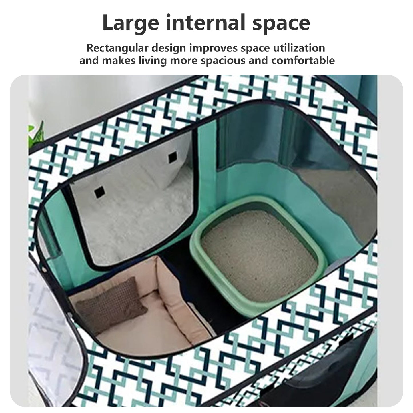 Pawfriends Delivery Room Fence Tent Green M