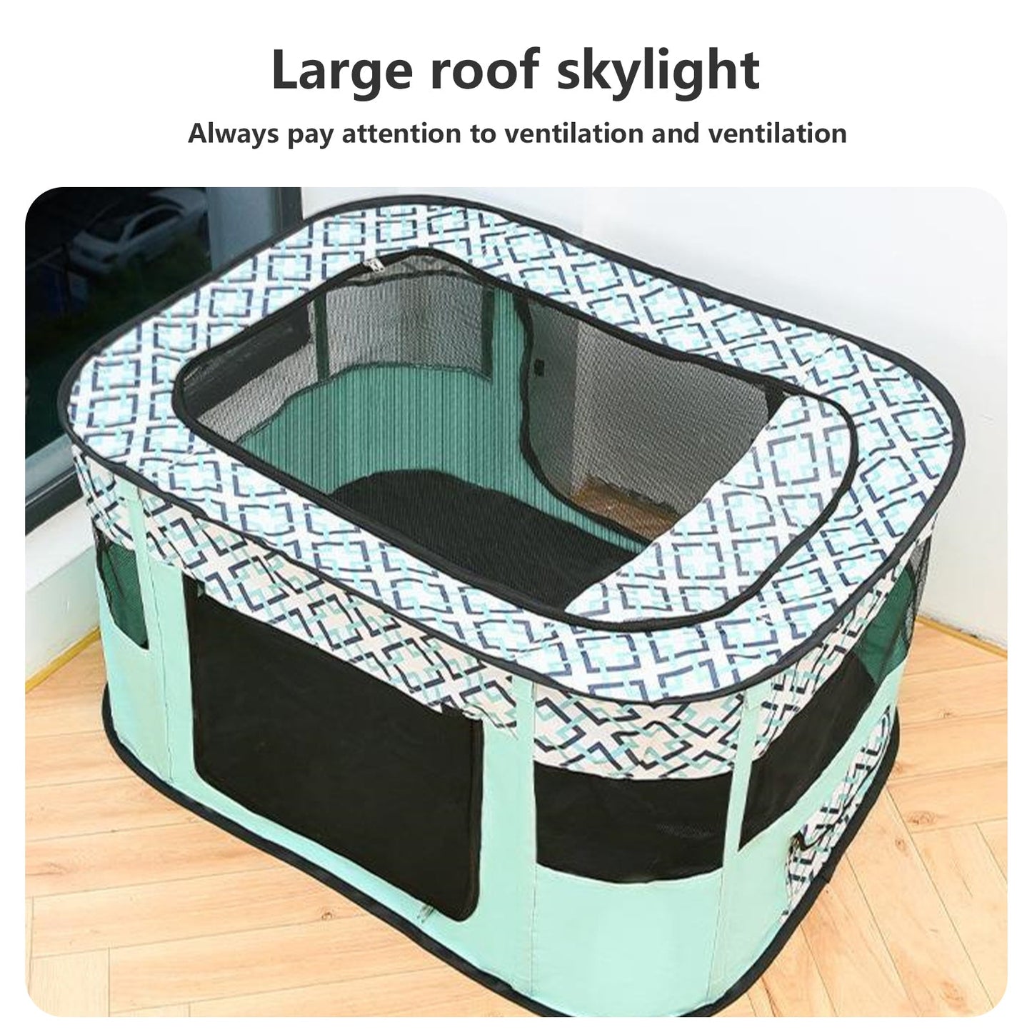 Pawfriends Delivery Room Fence Tent Green M