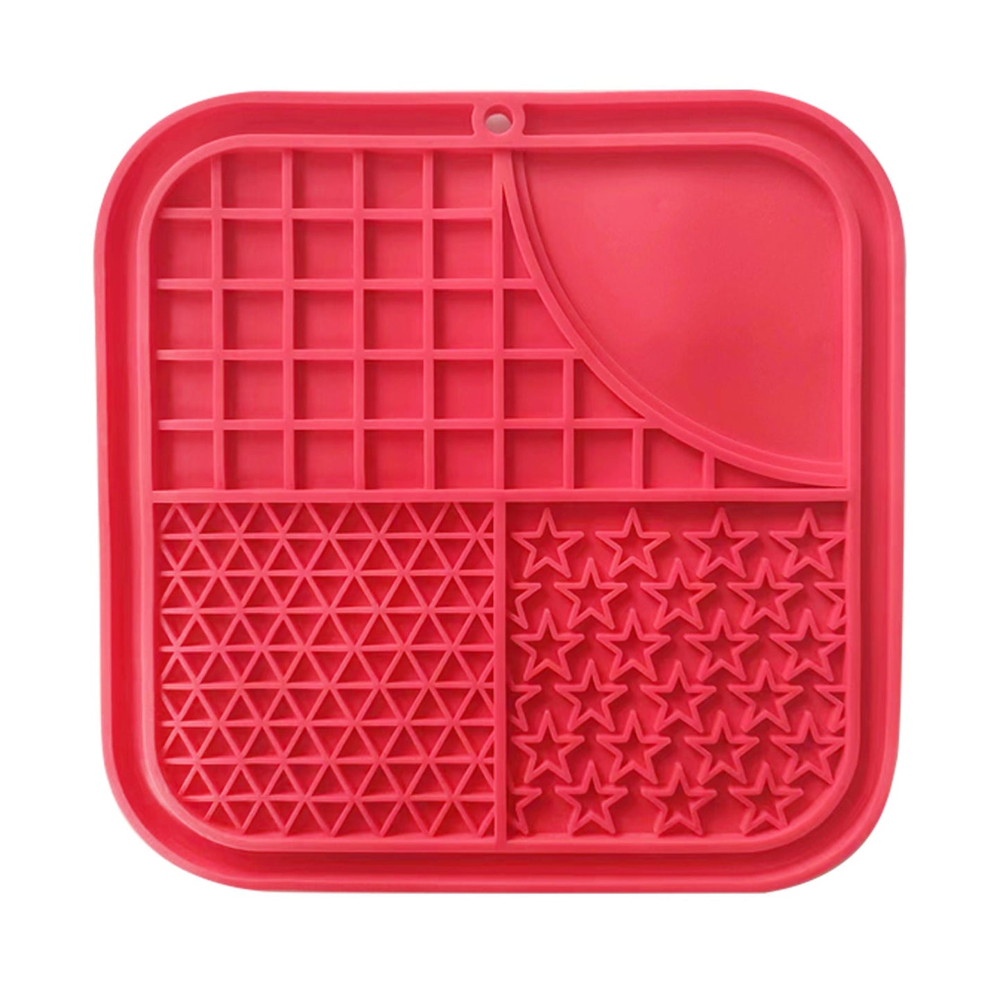 Pawfriends Licking Slow-Feeding Pad Anti-Anxiety Red