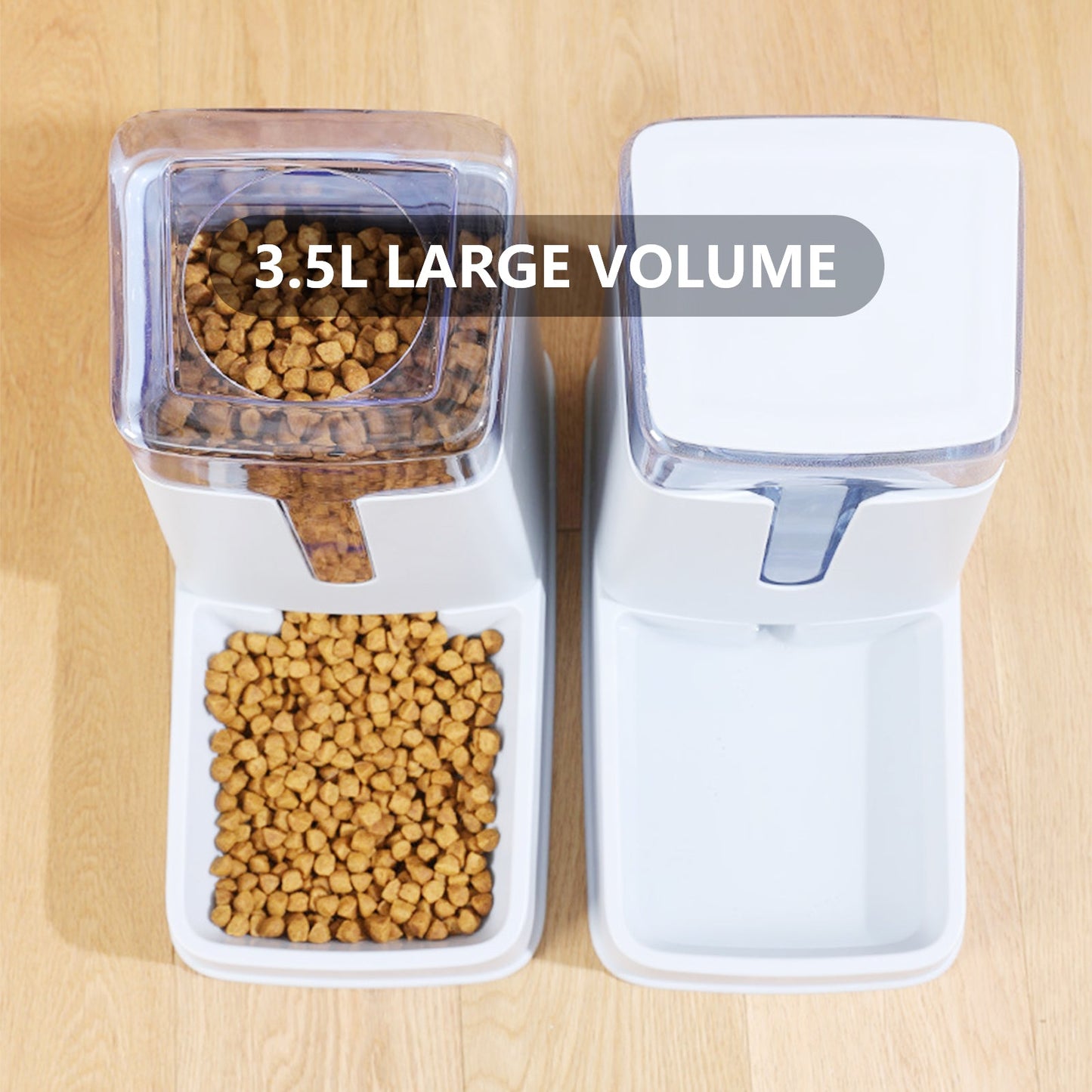Pawfriends Pet Automatic Feeder And Water Dispenser White