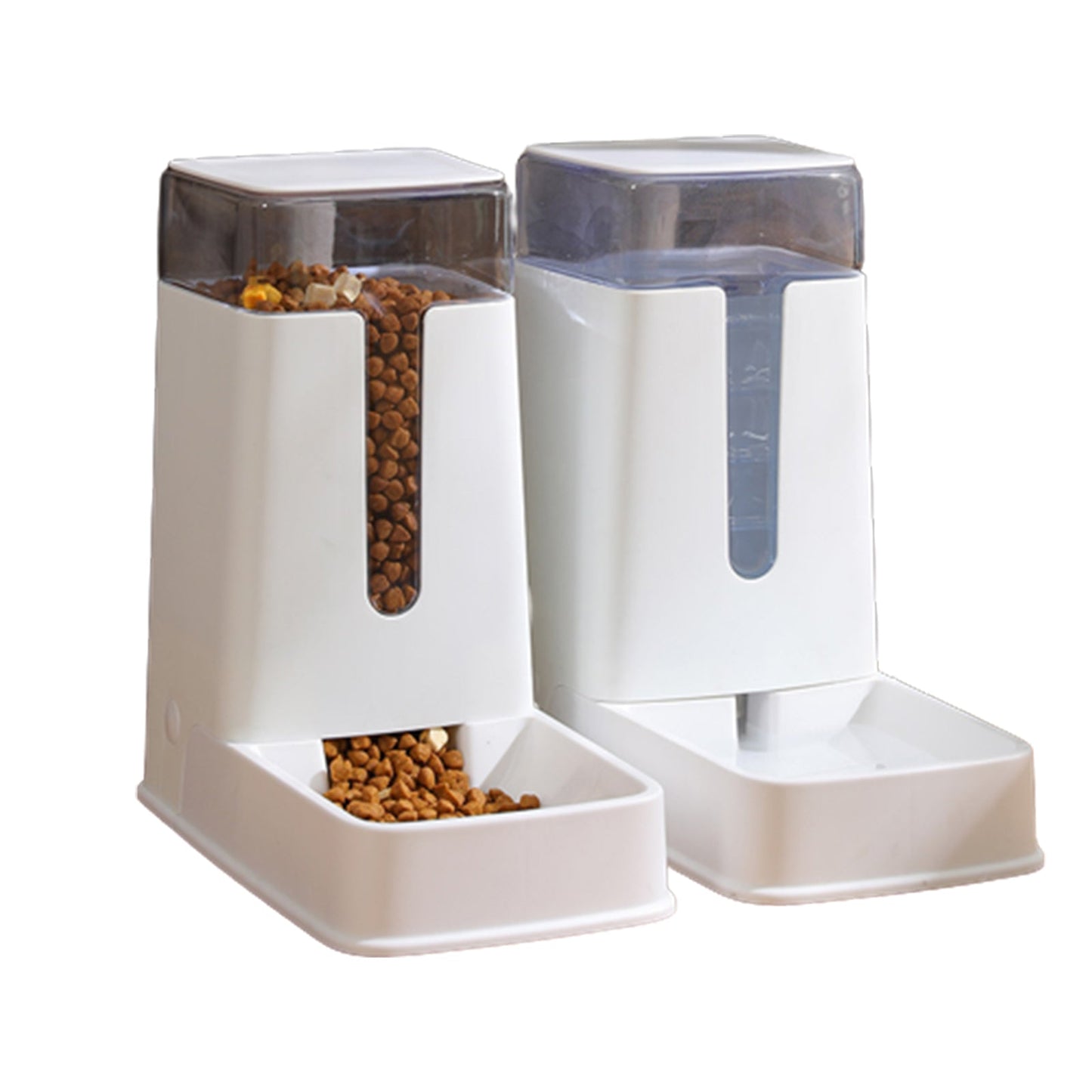 Pawfriends Pet Automatic Feeder And Water Dispenser White