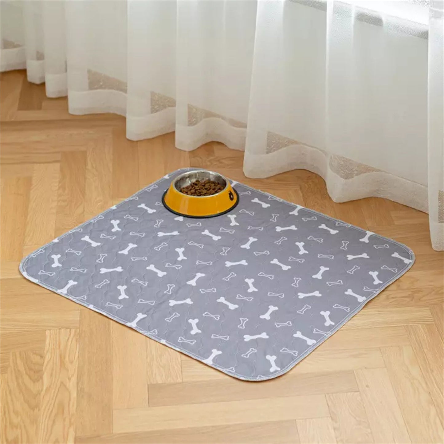 Pawfriends Washable Pet Pee Pad Reusable - Grey XL 80x90
