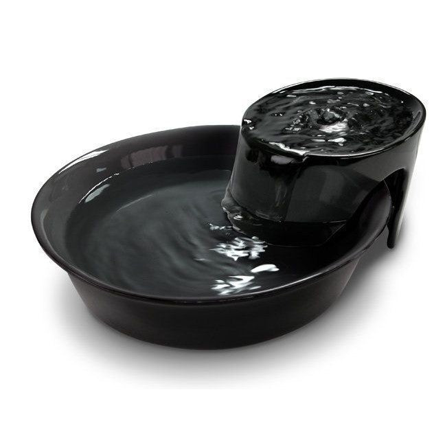 Pioneer Big Max Ceramic Pet Drinking Fountain 3.7 Litres - Black