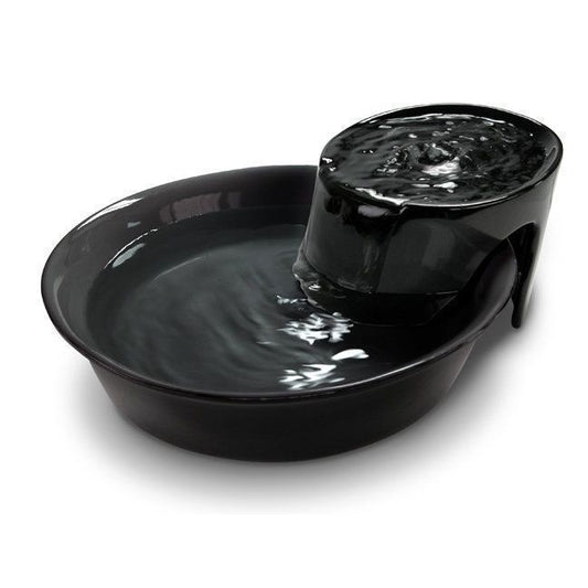 Pioneer Big Max Ceramic Pet Drinking Fountain 3.7 Litres - Black