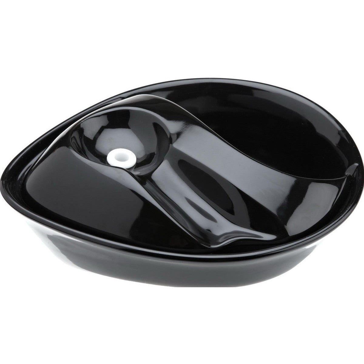 Pioneer Raindrop Ceramic Pet Drinking Fountain 1.7 Litre - Black