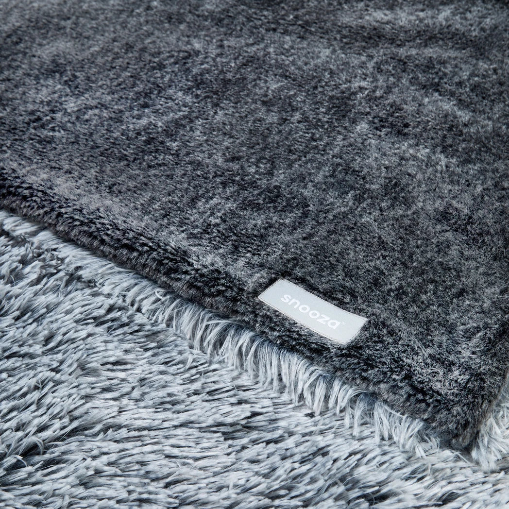 Snooza Calming Cuddler Blanket – Chinchilla & Silver Fox
