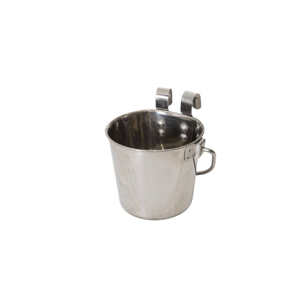Superior Pet Stainless Steel Flat Sided Bucket