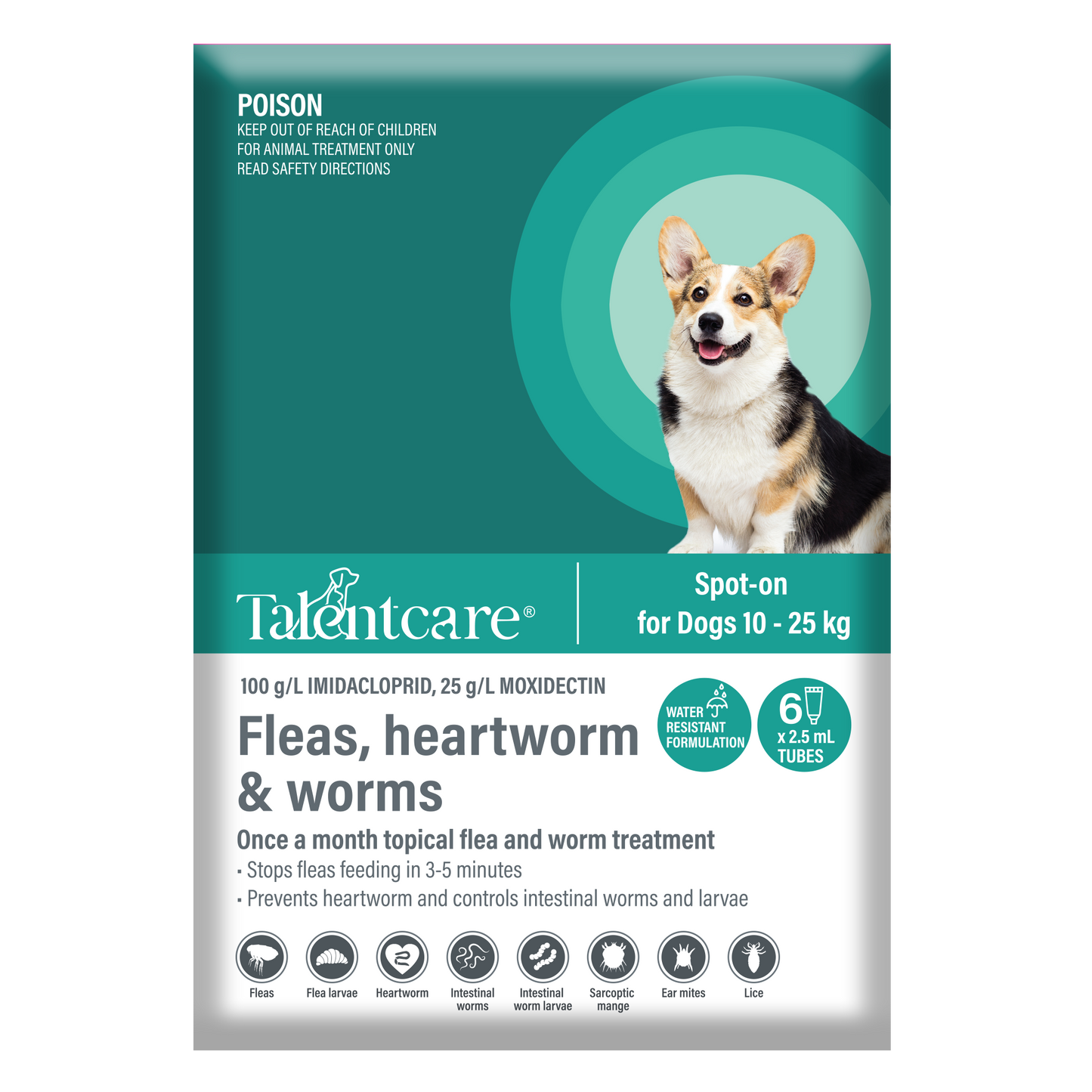 Talentcare Spot-on for Dogs 10 – 25kg