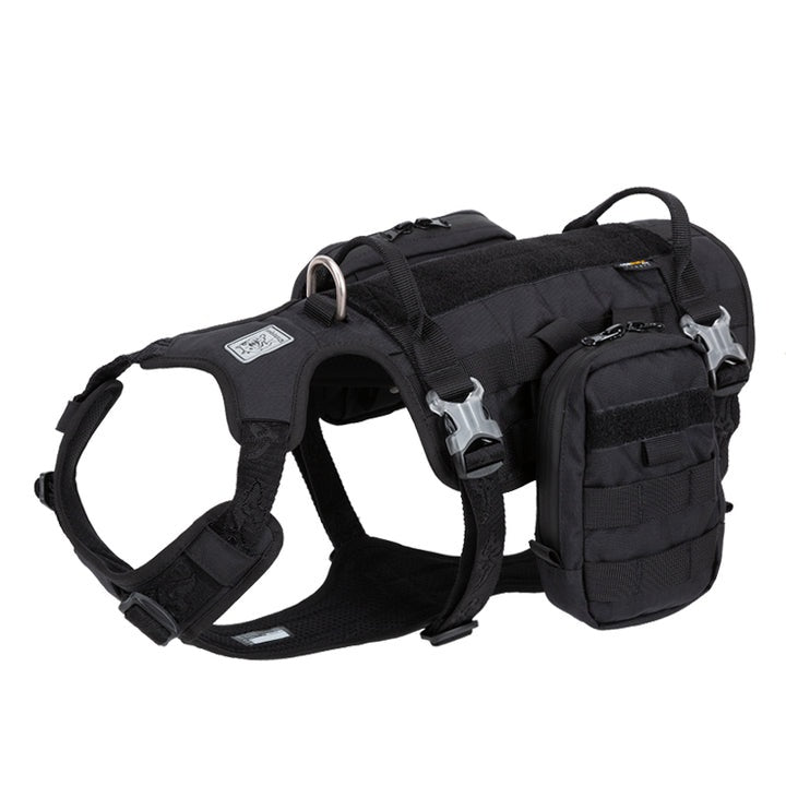 Whinhyepet Military Harness Black L